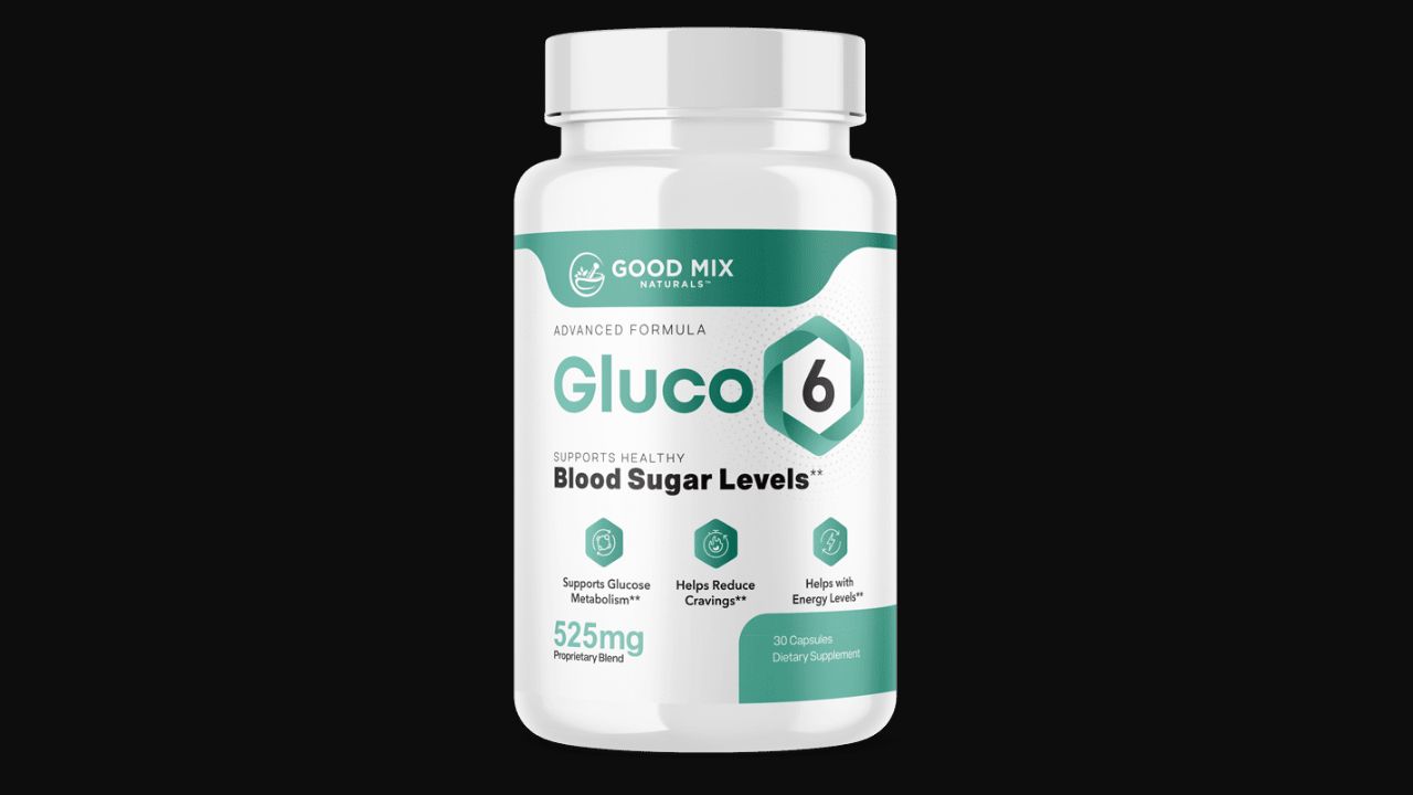Gluco6 — official blood sugar supplement bottle
