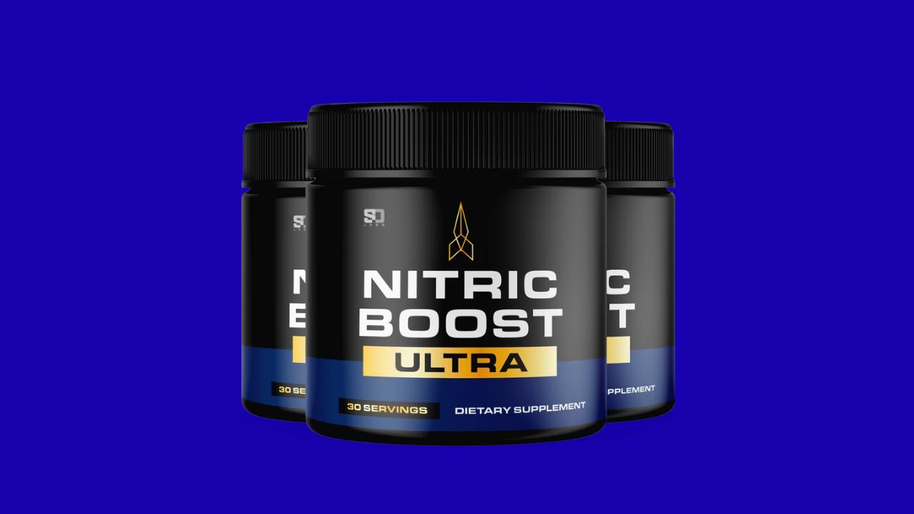 Nitric Boost Ultra supplement official bottle men's health