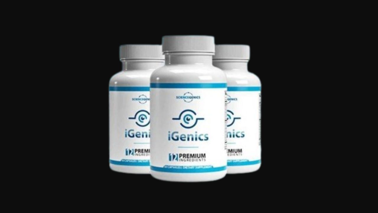 iGenics eye health vision support supplement official bottle